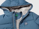 United Colors of Benetton Sol Göğsü Logo Yamalı Önü Cep Detaylı Fermuarlı Mont Mont Erkek Çocuk