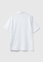 United Colors of Benetton Streç Pamuklu Sol Altı Logo Baskılı Polo T-Shirt Polo T-Shirt Kadın