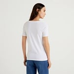 United Colors of Benetton V Yaka Basic T-Shirt T-Shirt Kadın