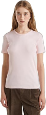 United Colors of Benetton%100 Koton Basic Kısa Kollu Bisiklet Yaka T-Shirt T-Shirt Kadın