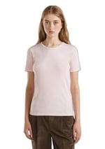 United Colors of Benetton%100 Koton Basic Kısa Kollu Bisiklet Yaka T-Shirt T-Shirt Kadın
