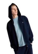 United Colors of Benetton%100 Pamuk Dar Kesim Fermuarlı Kapüşonlu Sweatshirt Kapüşonlu Sweatshirt Erkek