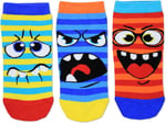 United Oddsocks - Erkek Çocuklar İçin 3 Astar Oddsocks - Yüzler İngiltere 12-5,5 EUR 30,5-38,5 US 13,5-8, çok, 12-5.5
