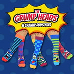 United Oddsocks The Grump Heads Hediye Kutusu – 6 Kaba Karışık ve Eşleşen Tuhaf Çorap Erkekler İçin – UK 6–11, EUR 39–46, US 7–12 – Renkli Canavar Temalı Yenilikçi Çoraplar – Doğum Günü, Noel ve Daha 