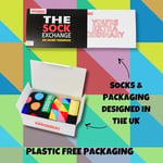 United Oddsocks The Sock Exchange - Kutu 6 Erkek Tek Çorap - Birleşik Krallık 6-11, EUR 39-46 6