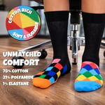 United Oddsocks The Sock Exchange - Kutu 6 Erkek Tek Çorap - Birleşik Krallık 6-11, EUR 39-46 6