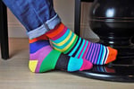 United Oddsocks/Sock Exchange hafta sonu çorabı / 6'lı set, farklı renkli, tek
