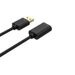 UNITEK USB 3.0 A Fiş USB A Jak/Uzatma Kablosu / 2 Metre, Siyah/Uzatma Yazıcı, Klavye, Kart Okuyucu vs. için/Y-C459GBK