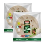 Untad Premium Tortilla Lavaş, Soft, Vegan, Helal, 25 cm, 8 Adet, 560 g, 2 Paket