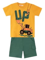 Up Kepçe Erkek Çocuk T-Shirt Şort Takım