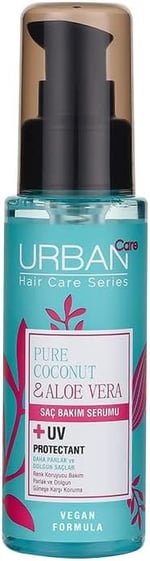URBAN Care Pure Coconut & Aloe Vera Boyalı Saçlar Özel Renk Koruyucu Saç Bakım Serumu 75ml- Vegan