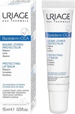 Uriage Bariéderm Cica Gliserinli Dudak Balsamını Koruyor - Çok Kuru, Çatlamış ve Hasarlı Dudakları Anında Onarır, Korur ve Yatıştırır. Kokusuz 15 ML