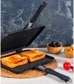 Usta Tostçu Granit Döküm Ocak Üstü El Tost Makinesi ST-101 | Çıkarılabilen plakaları temizliğinizde kolaylık sağlayacaktır.
