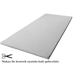 Ütü Masası Süngeri 22 Dansite 5 mm – Isıya Dayanıklı Gri 60 × 140 cm