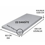 Ütü Masası Süngeri 22 Dansite 5 mm – Isıya Dayanıklı Gri 60 × 140 cm