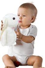 Uyku Arkadaşım Uzun Kulak Bunny Peluş Tavşan 65 cm Beyaz