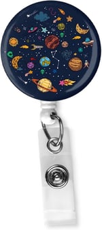 Uzay Galaksi Limited 4 Lü Set Boyun ipi Anahtarlık Yoyo Yaka Kartlığı