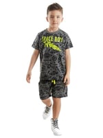 Uzay Roket Erkek Çocuk T-shirt Şort Takım