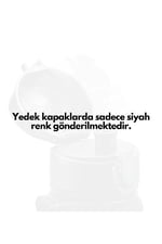 Uzspace 350ml-500ml Uyumlu Siyah Yedek Kapak
