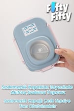 Uzspace 600 ML Çorba Kaseli-Çelik Kaşık Çatallı Paslanmaz Çelik Bento Lunch Box Yeni Nesil Sefer Tası-FFLBOX8021600 (Turuncu)