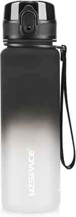 UZSPACE İçecek şişesi 500 ml/800 ml/1 l/1,5 l, sızdırmaz, Tritan ve BPA içermeyen su şişesi, bisiklet, fitness, dış mekan için
