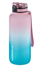 Uzspace Motivasyon Matarası 1500 ml MEGA BÜYÜK BOY Çift Renk 8 Farklı Renk