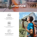 Uzspace Snatch Tritan Su Matarası - 800Ml (Siyah (Black)) - Seçenekler: 0.5 Liters, 0.8 Liters, 1 Liters, 1.5 Liters, 800ml