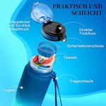 UZSPACE spor İçecek şişesi 500 ml/800 ml/1 l, sızdırmaz, Tritan ve bisfenol A içermez, bisiklet, fitness, dış mekan için su şişesi - Seçenekler: 0.5 Liters, 0.8 Liters, 1 Liters, 1.5 Liters, 800ml