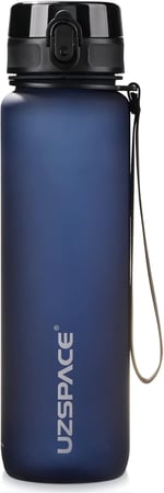 UZSPACE spor İçecek şişesi 500 ml/800 ml/1 l, sızdırmaz, Tritan ve bisfenol A içermez, bisiklet, fitness, dış mekan için su şişesi - Seçenekler: 0.5 Liters, 0.8 Liters, 1 Liters, 1.5 Liters, 800ml