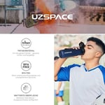UZSPACE spor İçecek şişesi 500 ml/800 ml/1 l, sızdırmaz, Tritan ve bisfenol A içermez, bisiklet, fitness, dış mekan için su şişesi - Seçenekler: 0.5 Liters, 0.8 Liters, 1 Liters, 1.5 Liters, 800ml