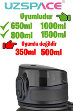 Uzspace Yedek Kapak Dikkat 2 Farklı Ebat (350/500)-(650/800/1000/1500)