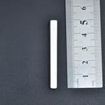 Uzun Çubuk Erkek Kadın Kolye Antik Gümüş Kaplama - 60 cm Düz Zincir