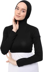 Uzun Kollu Boyunluklu Boneli Yarım Body