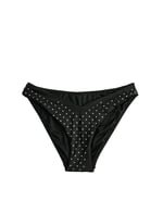 V Kesim Bikini Altı Parlak Taş İşlemeli