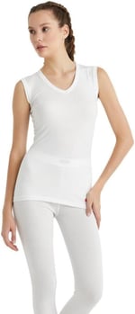 V Yaka Thermal Atlet Unisex İçlik Beyaz C3T4N2O9
