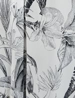V Yaka Tunik Uzun Kollu Egzotik Desenli