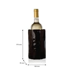 Vacu Vin 38804606- Aktif şarap soğutucu siyah 0,75-1,0 l