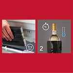 Vacu Vin 38804606- Aktif şarap soğutucu siyah 0,75-1,0 l