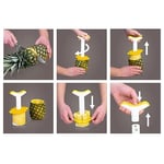 Vacu Vin 4052046 Ananas kesici Deluxe J-Hook -orijinal