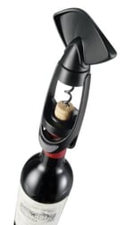 Vacu Vin - 68814606- Tirbuşon Twister siyah hediye paketi