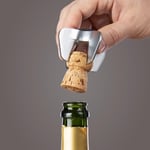 Vacu Vin Şampanya Seti Siyah