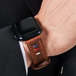 VAGAVE Apple Watch 10 11 46mm Ultra 1 2 3 49mm, 42 44 45 mm Uyumlu Deri Kordon Kayış 3 4 5 6 7 se 8 9 ultra ultra2 42mm 44mm 45mm 49 mm - Üçİp