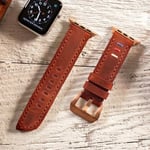 VAGAVE Apple Watch 10 11 46mm Ultra 1 2 3 49mm, 42 44 45 mm Uyumlu Deri Kordon Kayış 3 4 5 6 7 se 8 9 ultra ultra2 42mm 44mm 45mm 49 mm - Üçİp