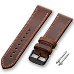 VAGAVE Huawei Watch GT4 GT5 GT6 PRO GT2 GT2e GT2pro GT3 GT3pro Watch 4 Deri Kordon - Seçenekler: Bordo, Gri, Hardal, Kahve, Kırmızı, Mavi, Siyah, Taba...