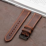 VAGAVE Huawei Watch GT4 GT5 GT6 PRO GT2 GT2e GT2pro GT3 GT3pro Watch 4 Deri Kordon - Seçenekler: Bordo, Gri, Hardal, Kahve, Kırmızı, Mavi, Siyah, Taba...