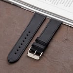 vagave Samsung Watch 4 5 6 7 40 44mm Gear S3 Active 2 Frontier Deri Kordon 40mm 41mm 45mm 46mm (20mm genişliğinde deri kordon)