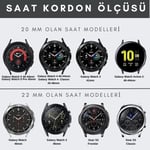 VAGAVE Samsung Watch 5 Watch 4 Watch 3 Gear S3 Frontier S3 Active 2 Deri Kordon