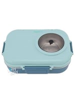 Vagonlife 1100 ML Çorba Kaseli-Metal Kaşıklı Paslanmaz Çelik Bento Lunch Box Yeni Nesil Sefer Tası-ffbl70100