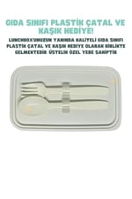 Vagonlife Bento 1000ml Lunchbox 2 Katlı 3 Bölmeli Paslanmaz Çelik Sefer Tası Yemek Kutusu (Pembe-Mor)