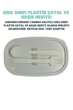 Vagonlife Bento 1300ml Lunchbox 2 Katlı 3 Bölmeli Paslanmaz Çelik Sefer Tası Yemek Kutusu (Koyu Yeşil-Fıstık Yeşili)
